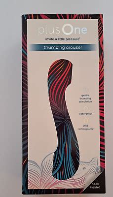 plus one thumper|plusone vibrating thumping arouser.